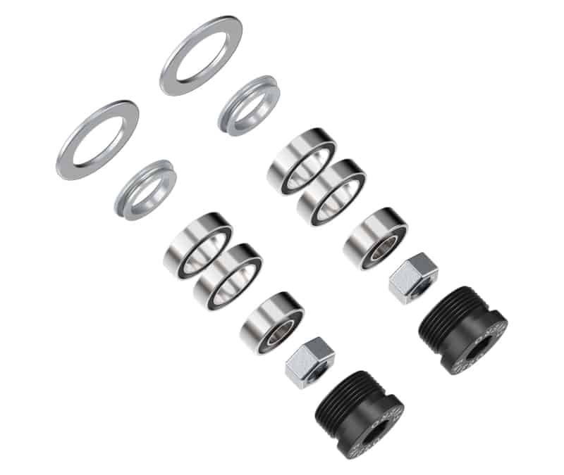 סט חלקים SET OF BEARINGS, HEX, NUTS M6, OIL SEAL, END CAO AND WASHERS FOR ASSIOMA